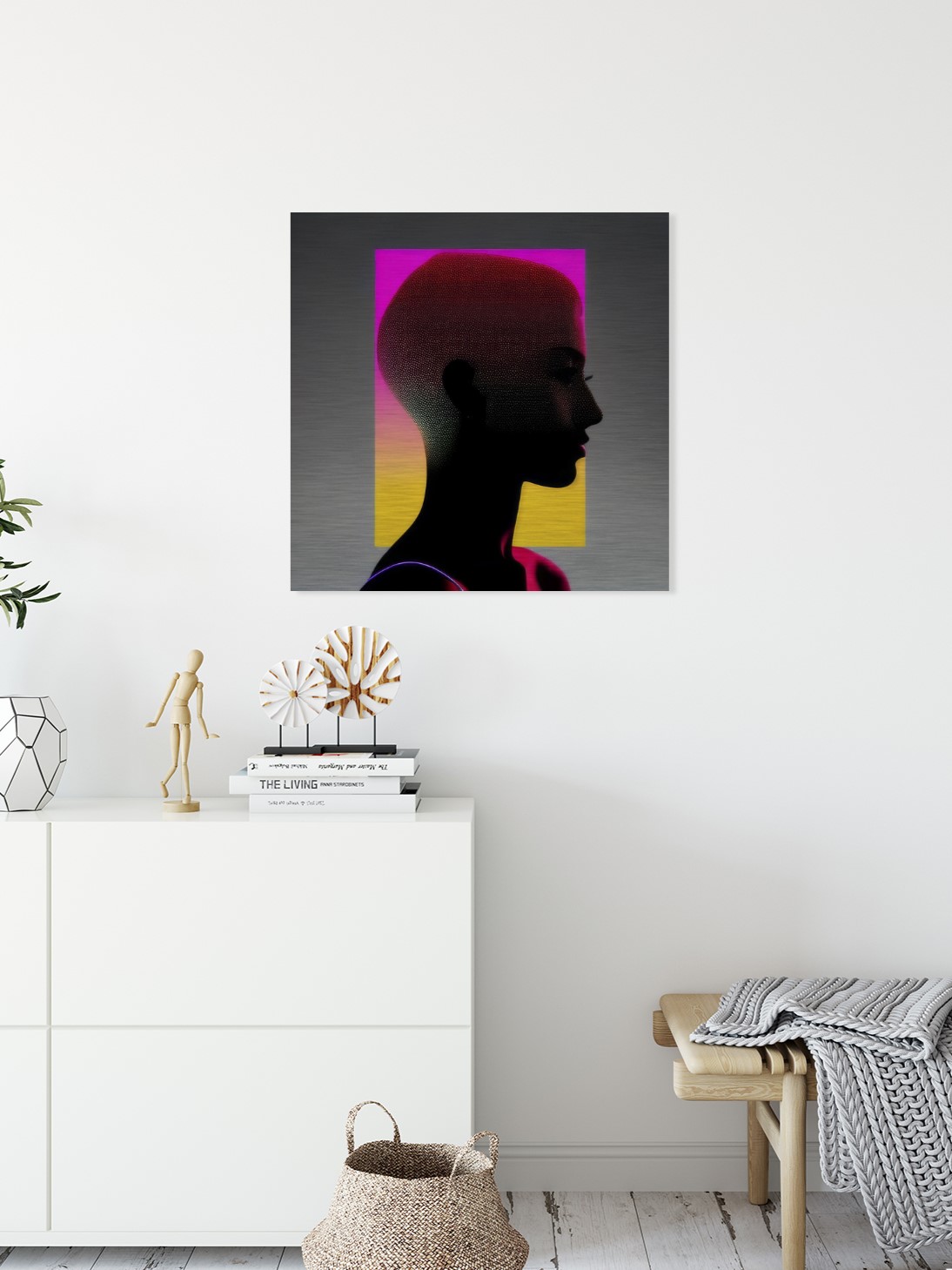 “May” – Brushed Metal Print