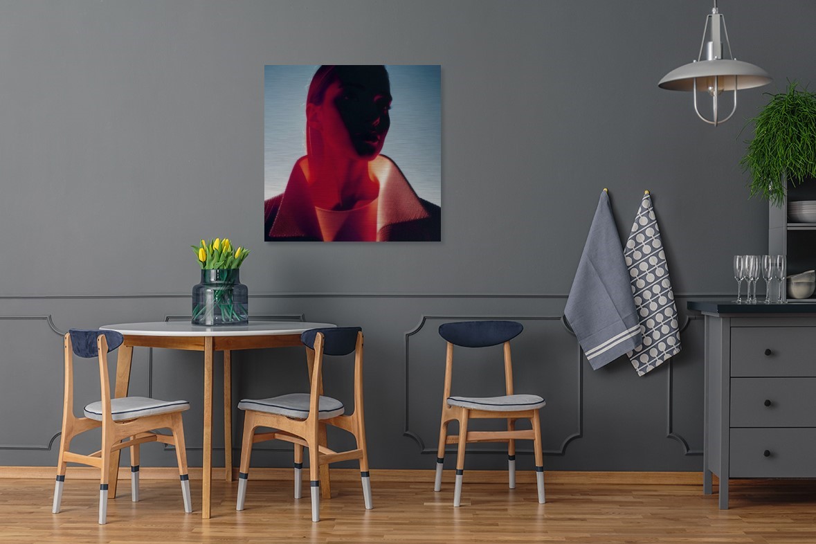 “Flame” – Brushed Metal Print